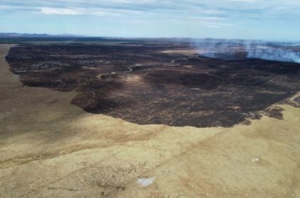 Sutherland peat fire