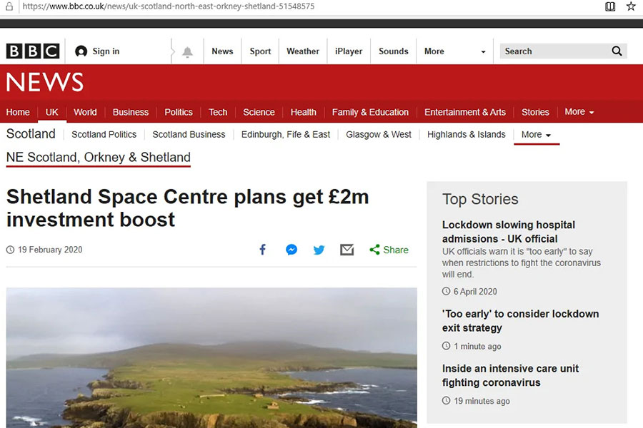 Shetland Space Centre financial backers brought to question
