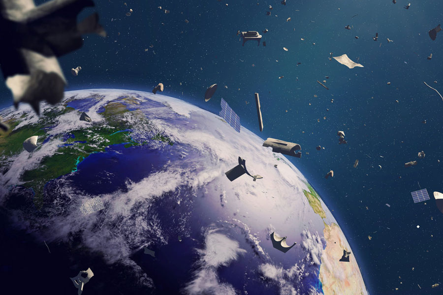 Debris from satellites pose a threat to human activities in space