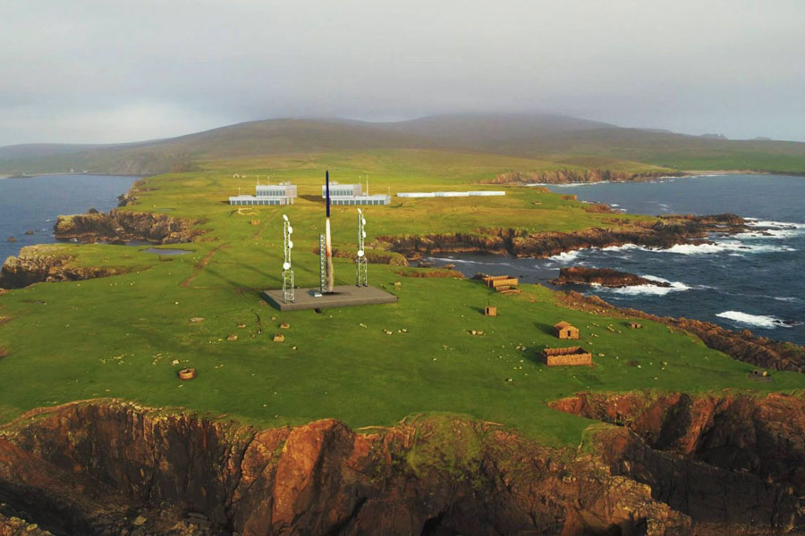 Weather Station at SaxaVord Spaceport, Previously Known as Shetland Space Centre