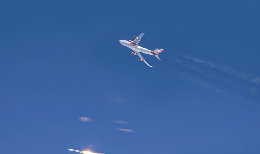 Virgin Orbit test launch ends with controlled explosion