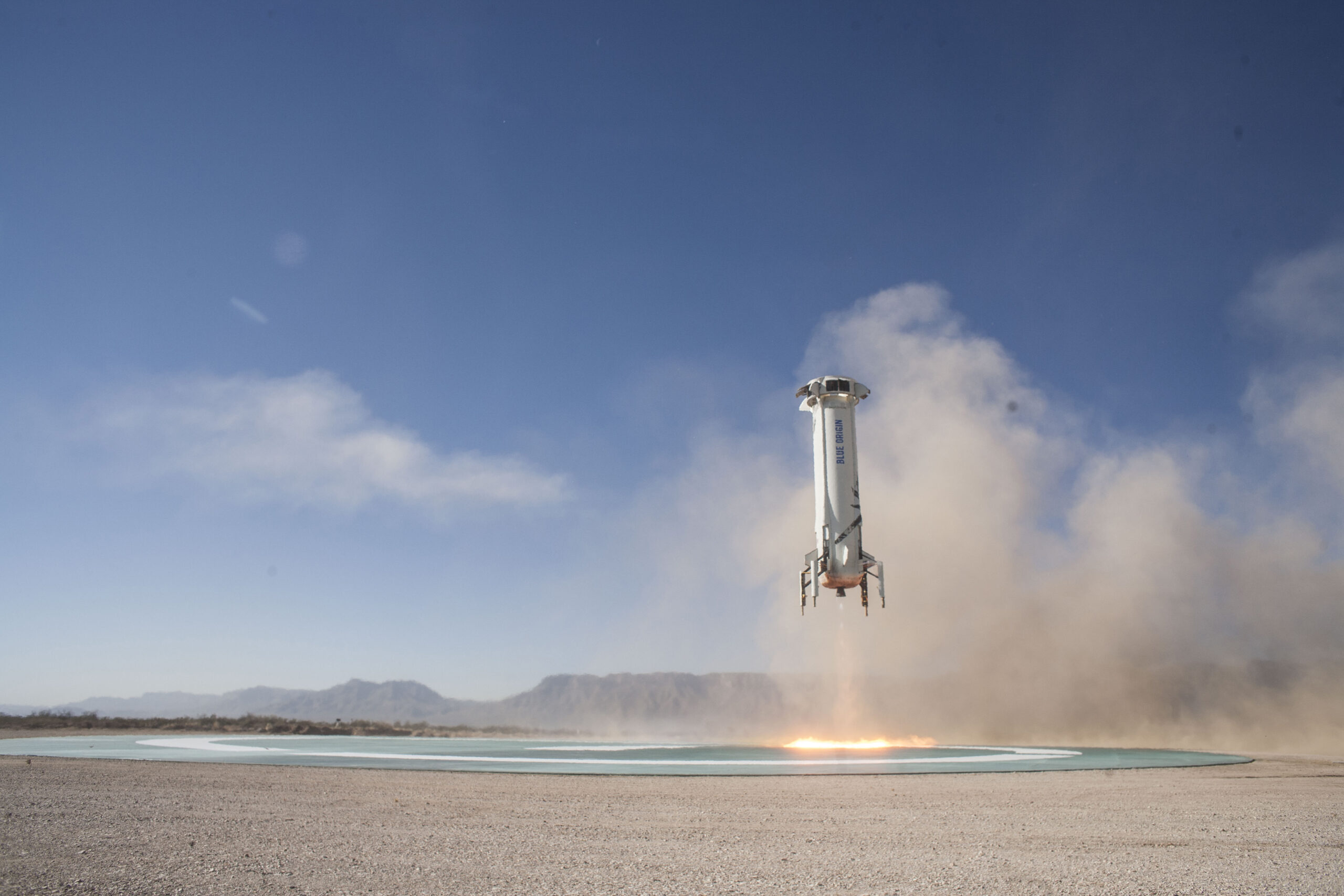 NASA Successfully Tests Blue Origin Landing Technology Software for the Upcoming Moon Mission