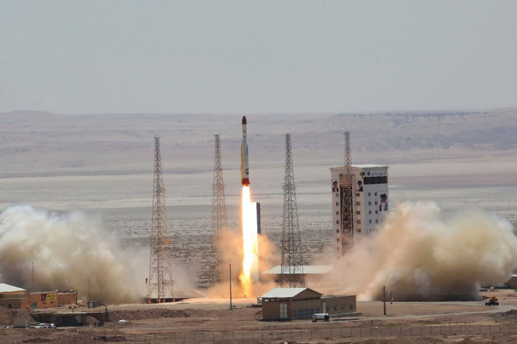 Iran Simorgh rocket launch fail