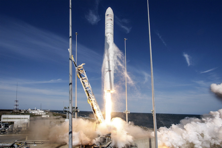 Recent Antares Rocket Launch Carrying 8,400 lb Payload to the ISS