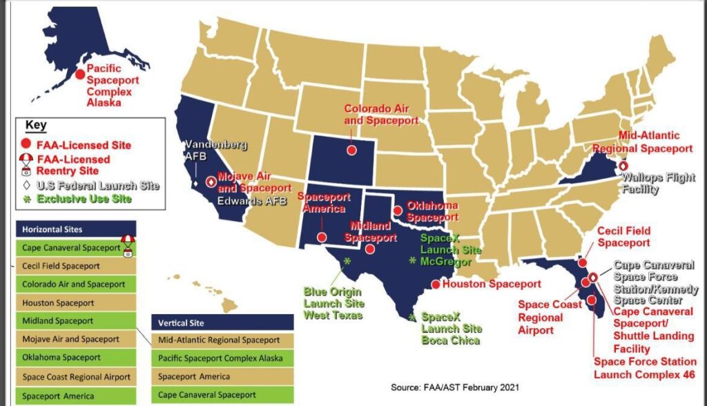 US Rocket Launch Sites