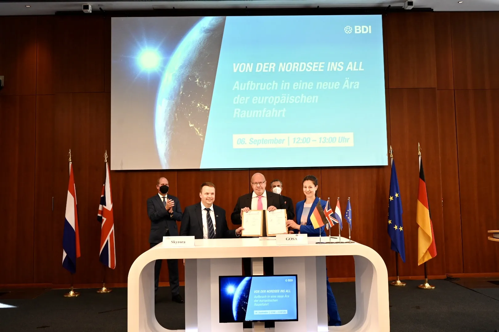 Four Microlaunchers including Skyrora and Rocket Factory Augsburg, sign MOUs with GOSA