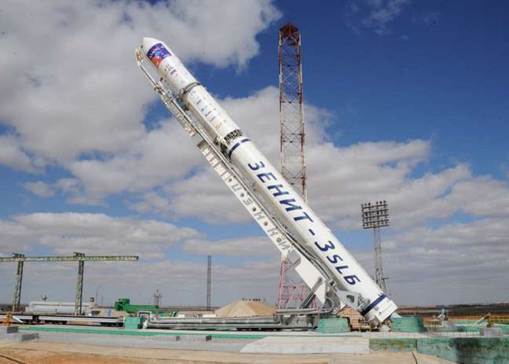 Ukraine 5 Hryvnia Coin 2019 UNC Rocket Zenit-3SL Space First Launch Vehicle 