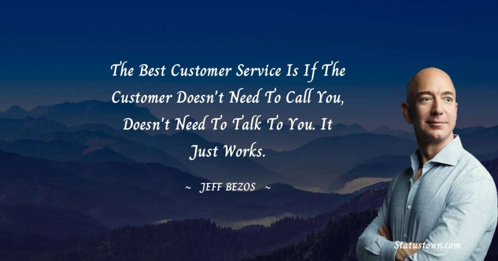 Jeff Bezos quotes about customers