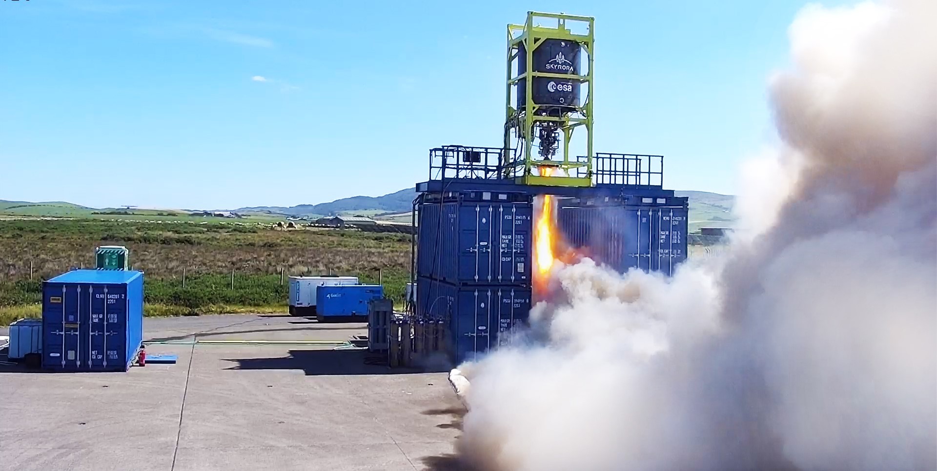Skyrora 2nd Stage Static Fire Test a Roaring Success