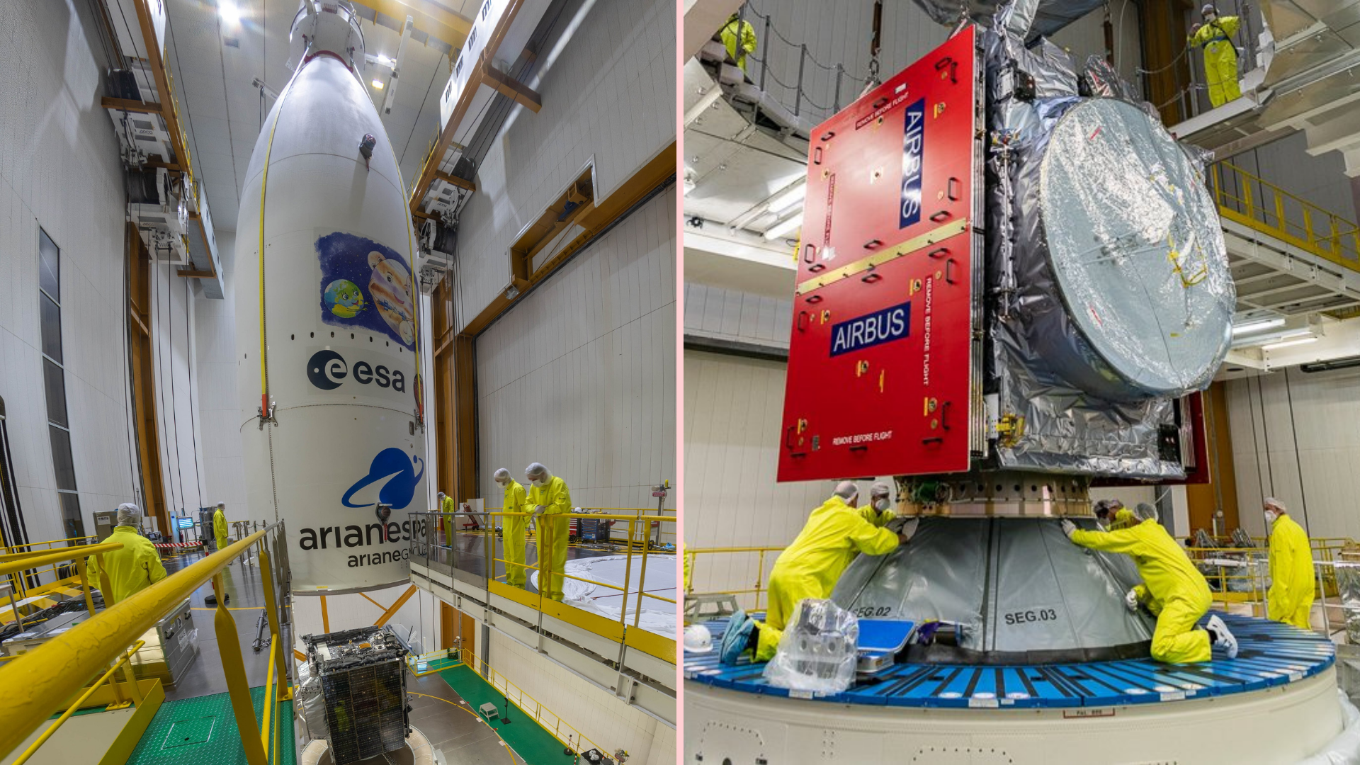 ESA’s JUICE Mounts Onto Ariane 5 Ahead Of Launch [UPDATED]
