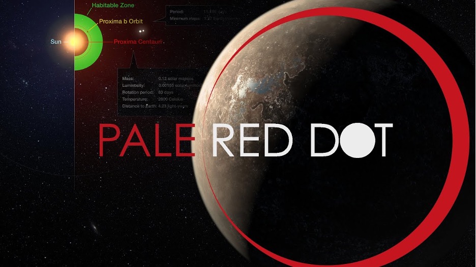 Pale red dot