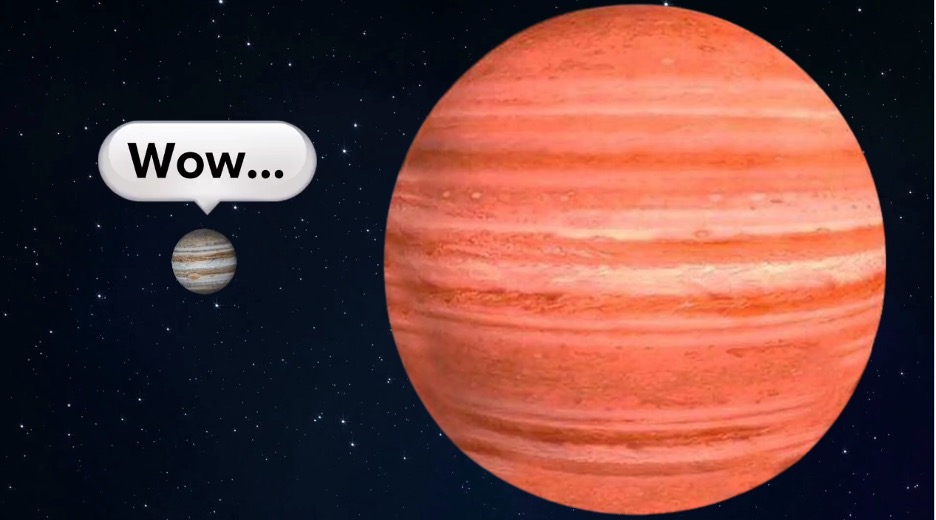 biggest exoplanet vs Jupiter