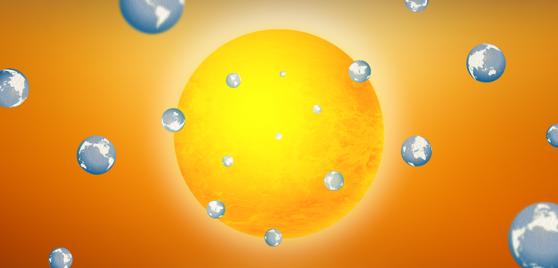 Оn the Universe scale: How many Earths can fit in the Sun?