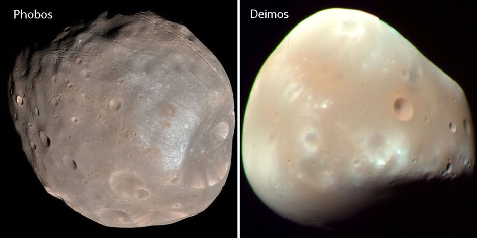 Mars moons: Deimos and Phobos