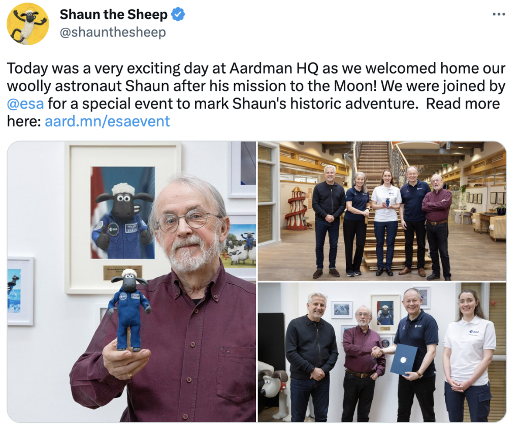 Shaun the sheep returns to uk