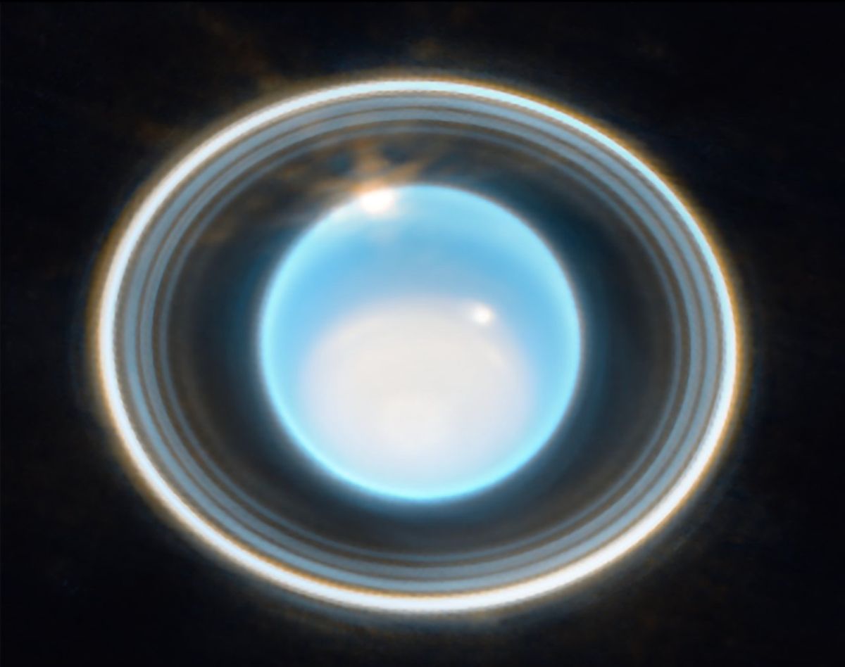JWST Joins Elite With Rings Of Uranus Image