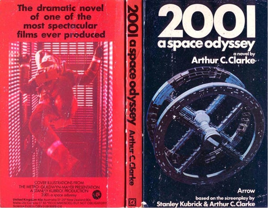 2001: A Space Odyssey” book cover. 