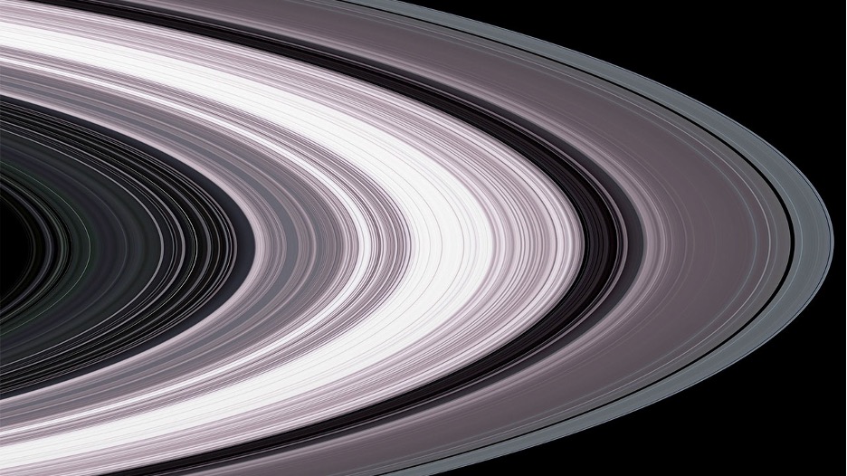 Saturn's icy rings 