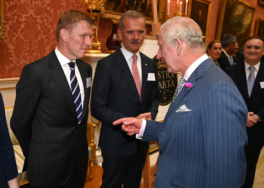 Astra Carta event , King Charles meets Major Tim Peake and  Colonel Chris Hadfield