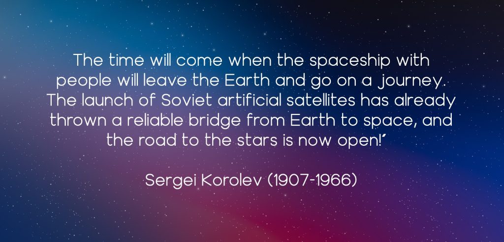 Korolev space quote