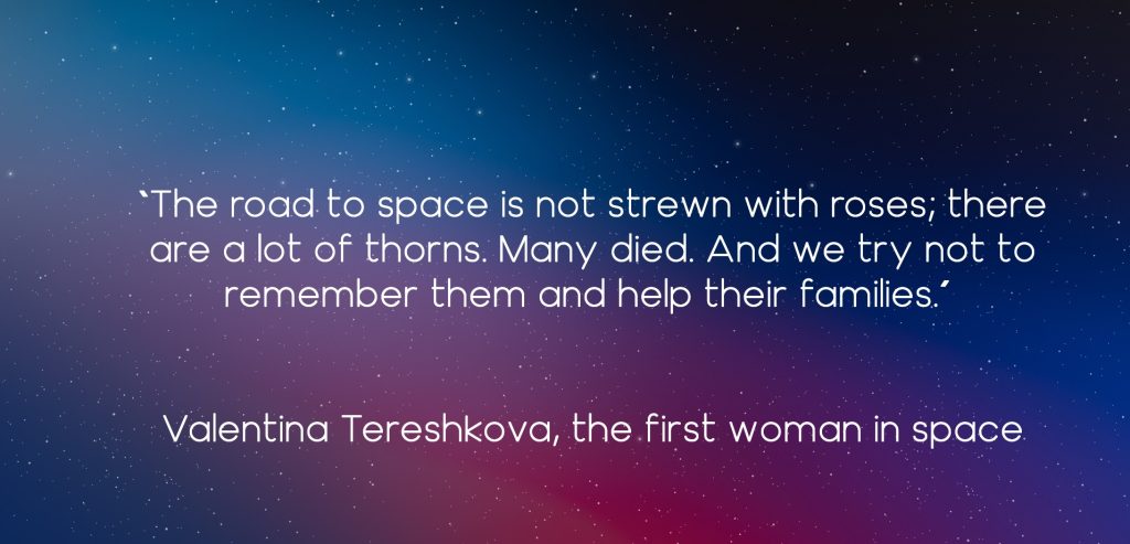 Tereshkova about space