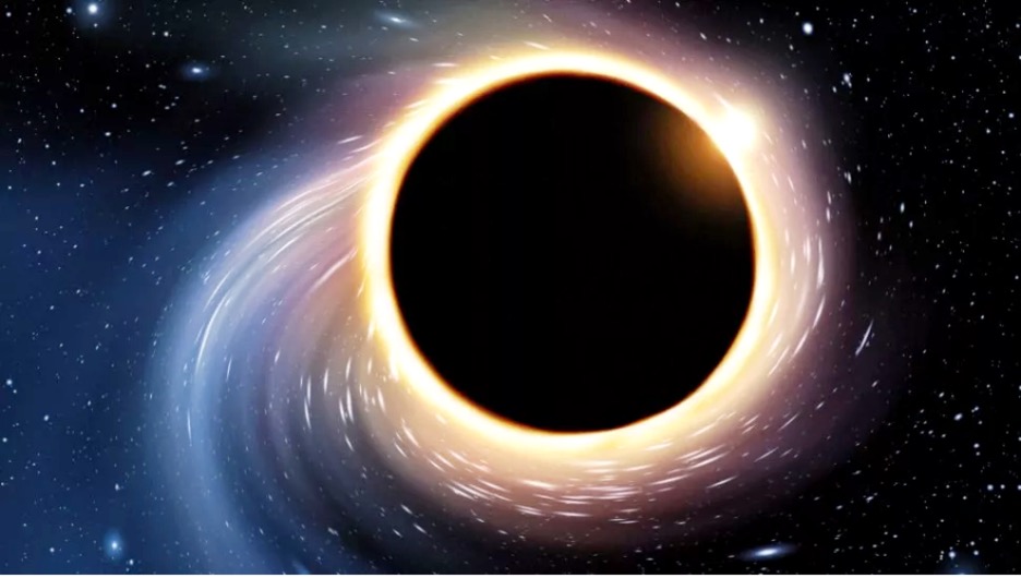 Artist's illustration of a black hole