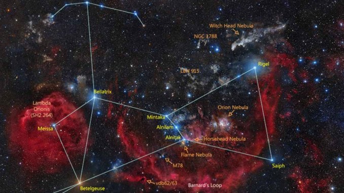 how to find Orion Nebula