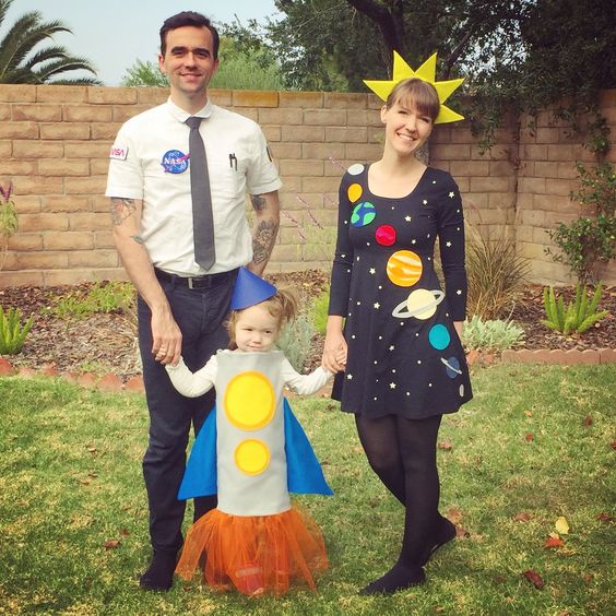 Space-inspired Halloween costumes for couples