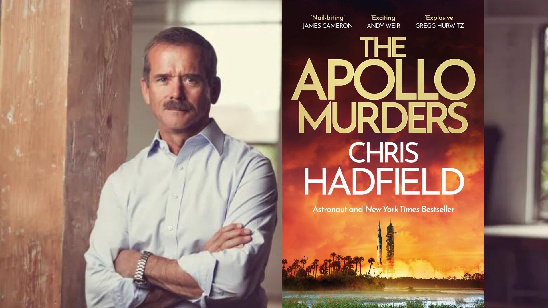 Chris Hadfield and Sylvester Stallone To Bring ‘The Apollo Murders’ Novel To The Screen