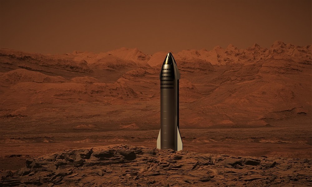 Starship on Mars