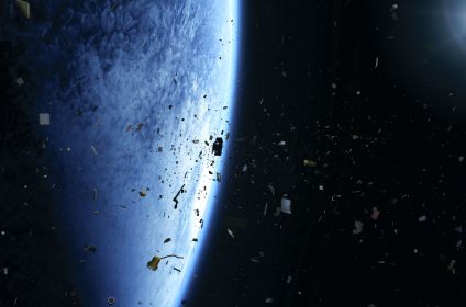 ESA updates space debris mitigation policies. Credit: ESA