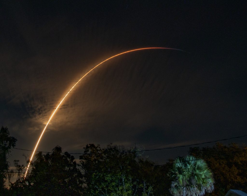 SpaceX’s launch caught by Jenny Hautmann