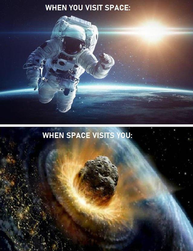 Space tourism meme