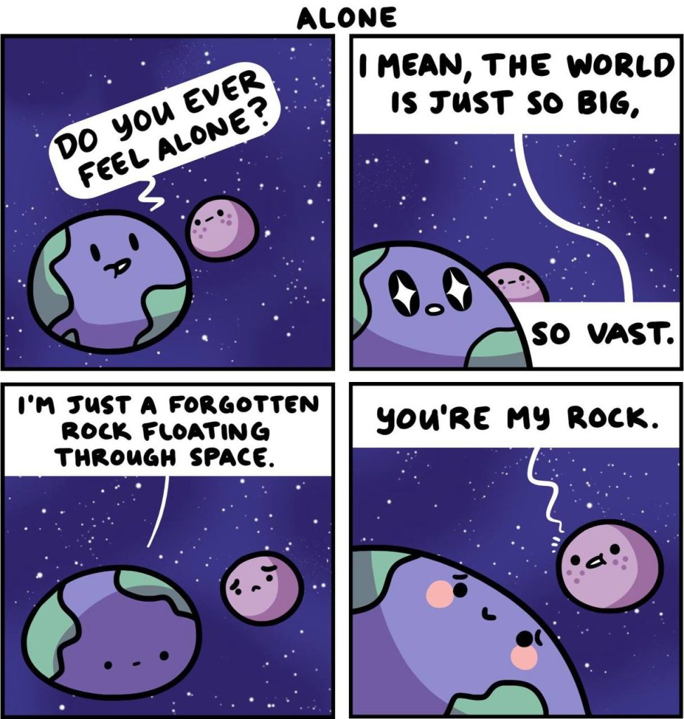 Everybody needs love and recognition. Even the planets :)