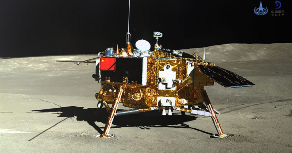 picture of the Chang'e-4 lander