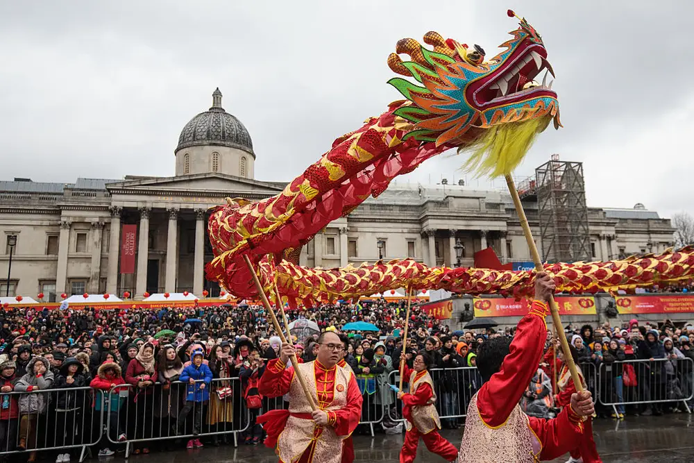 celebration of the Chinese NY in London