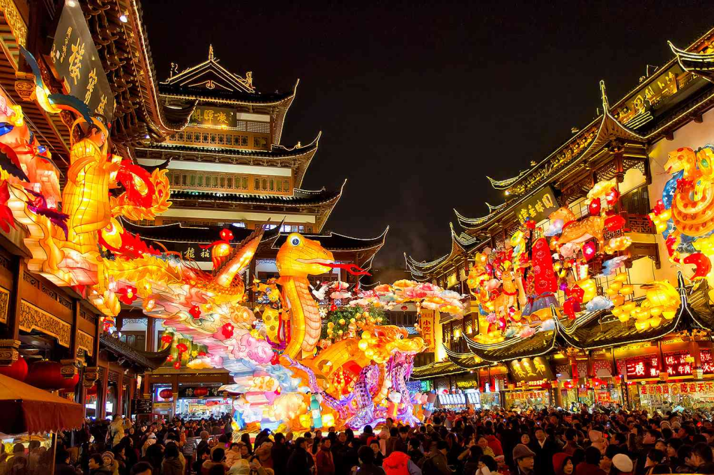 Lunar ney year celebration in China