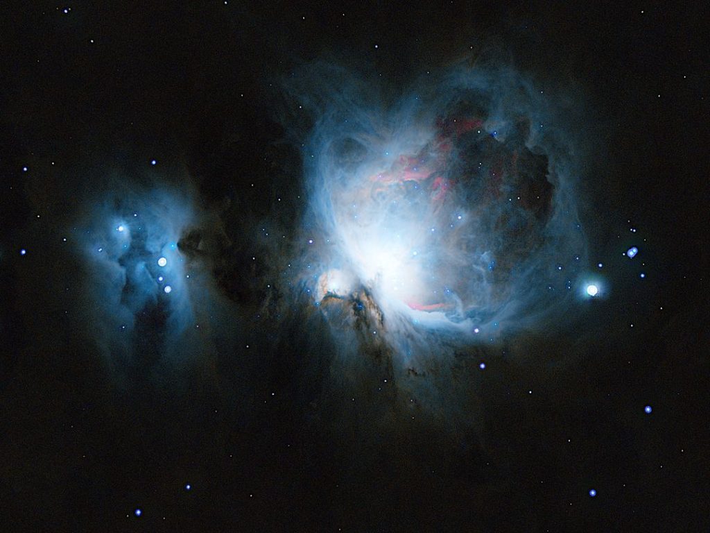 Orion and Running Man nebulae 