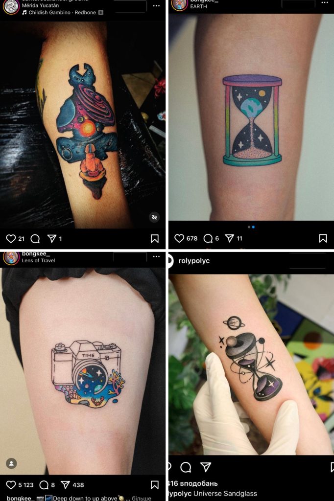 Philosophic space tattoos