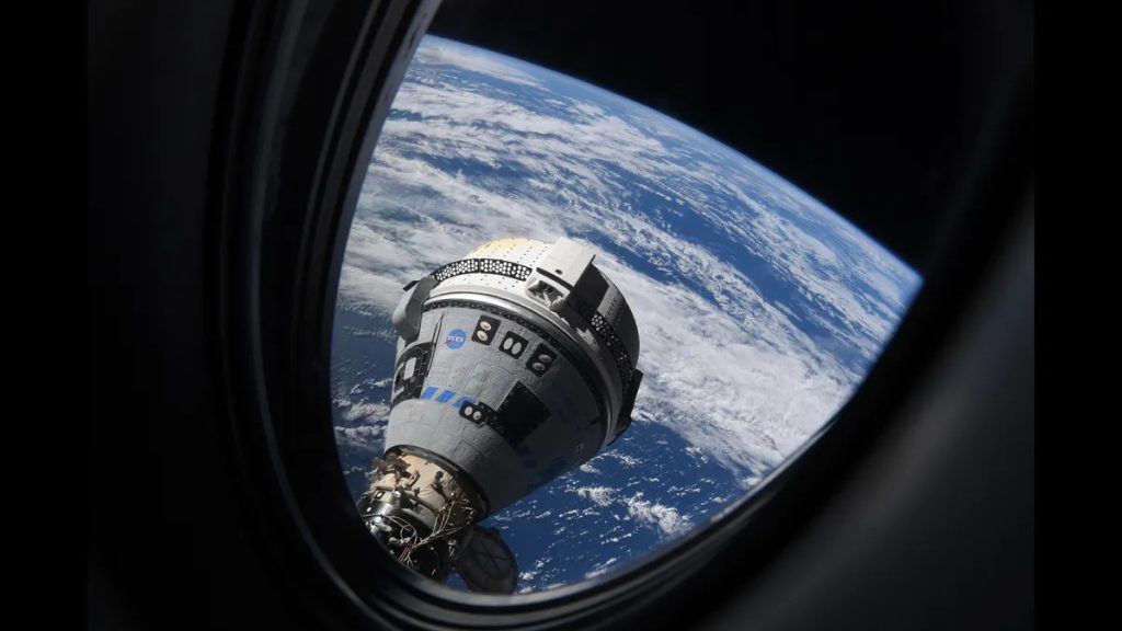 Boeing's Starliner space capsule docked at the International Space Station
