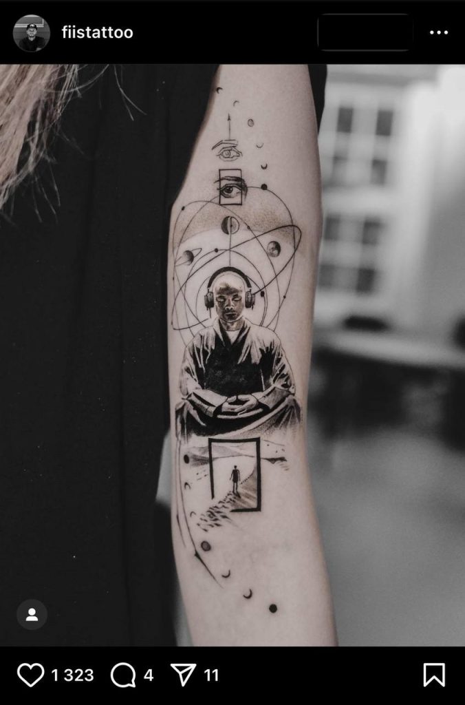 Supernova tattoo by Mauricio Hernandez | Tattoos, White tattoo, Black and  white stars