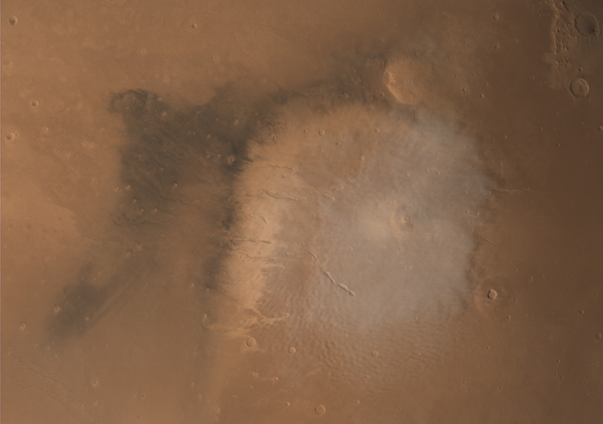 Elysium Mons - volcano on Mars