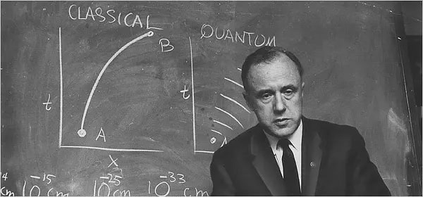John A. Wheeler, creator of the term “wormhole” 