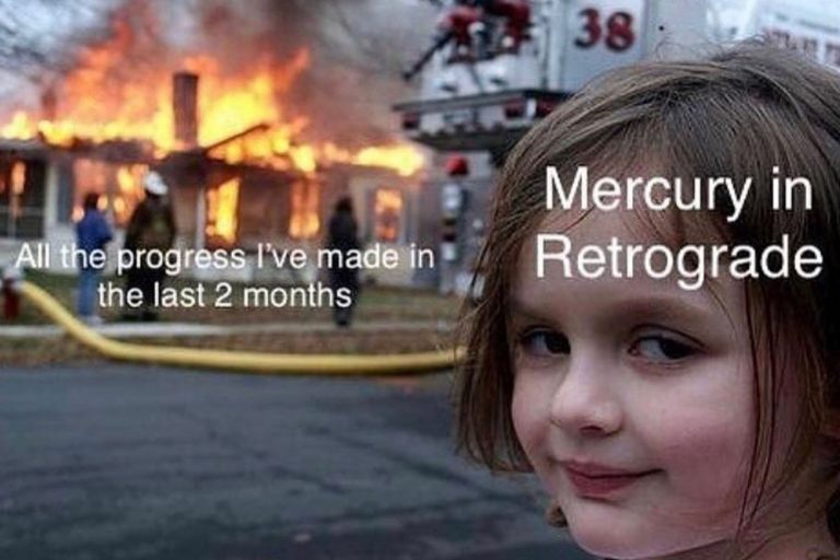 Mercury retrograde meme