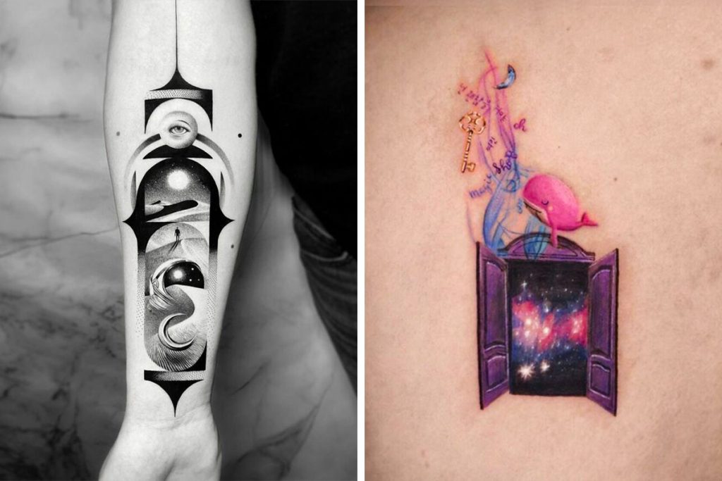 creative space tattoos