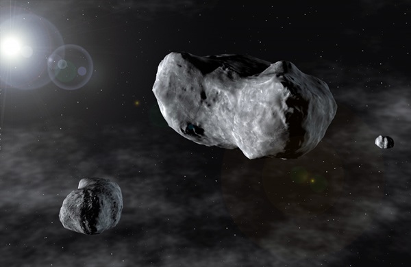 Sylvia Asteroid and moons