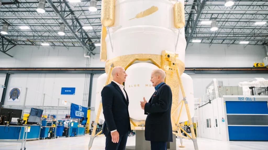 Blue Origin’s First Lunar Lander to Carry NASA Payload to the Moon