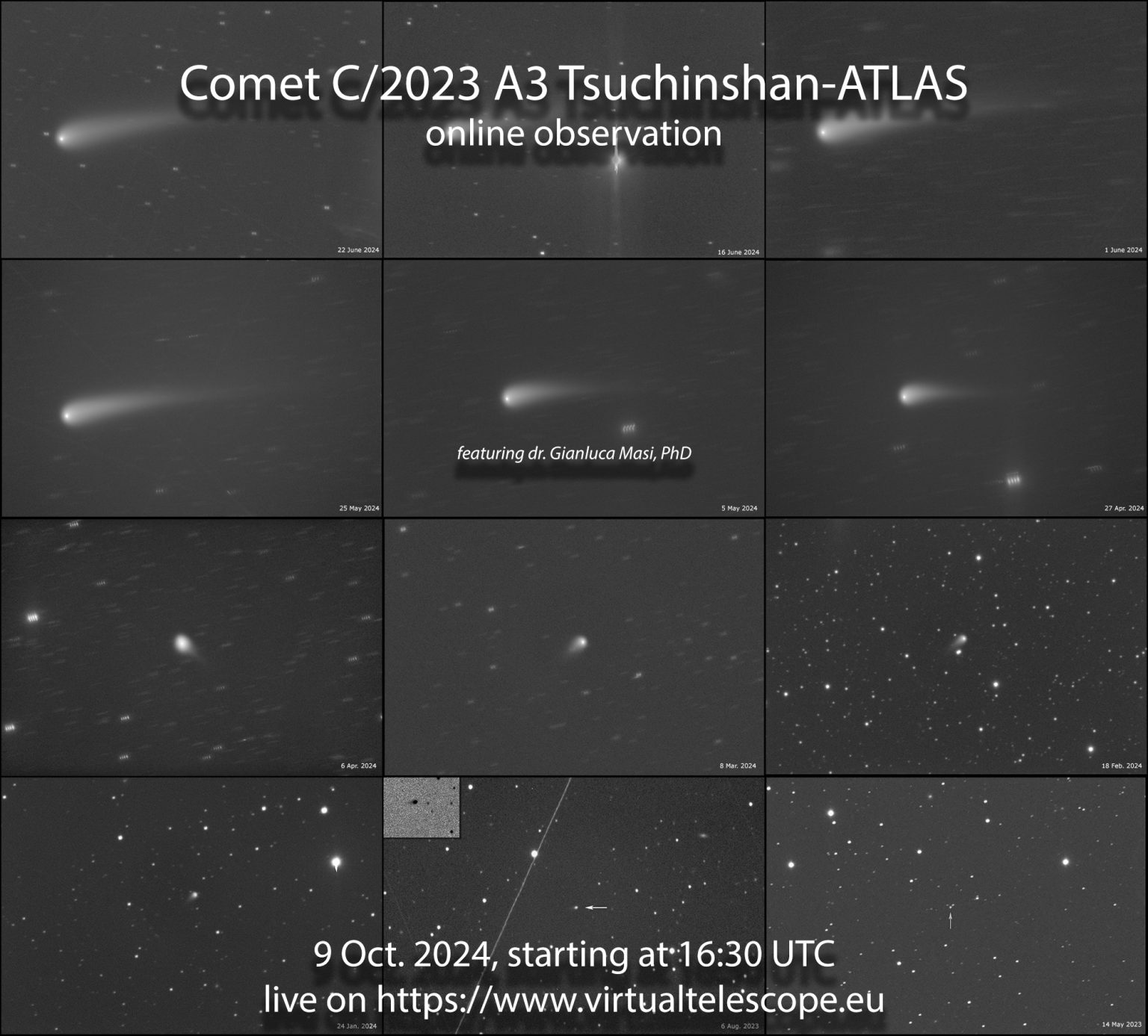 Comet C/2023 A3 (Tsuchinshan-ATLAS): Watch Live Broadcasts - Orbital Today