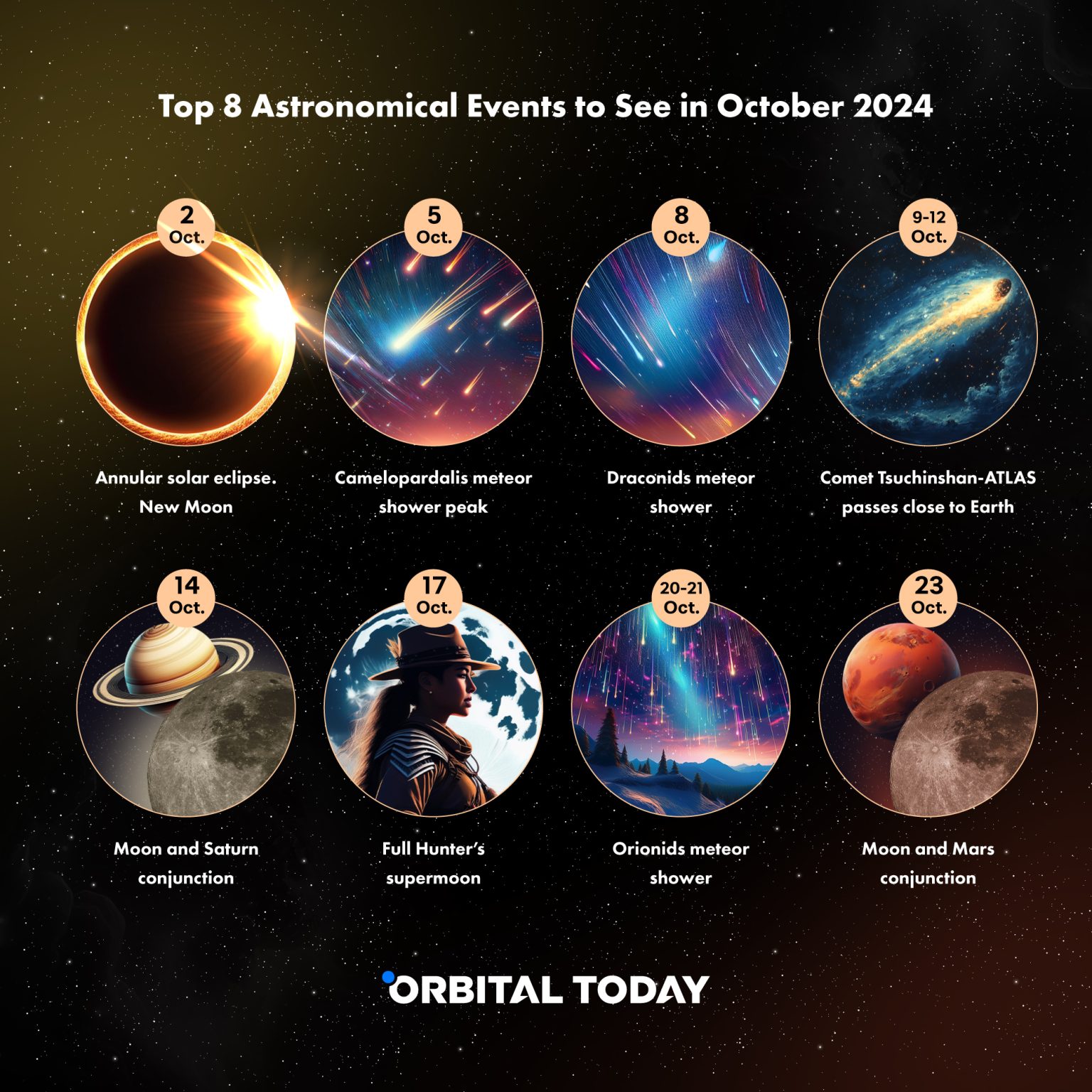 Astronomical Calendar of October 2024 Top 8 Events to See In the Night