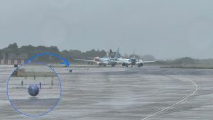 Blue Spherical Object Spotted at Manchester Airport Sparks UFO Speculation